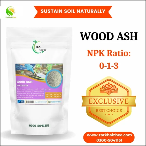 Wood Ash Fertilizer, Price in Pakistan, Organic Wood Ash for Soil pH Balance and Potassium Boost | ZarkhaizBee
