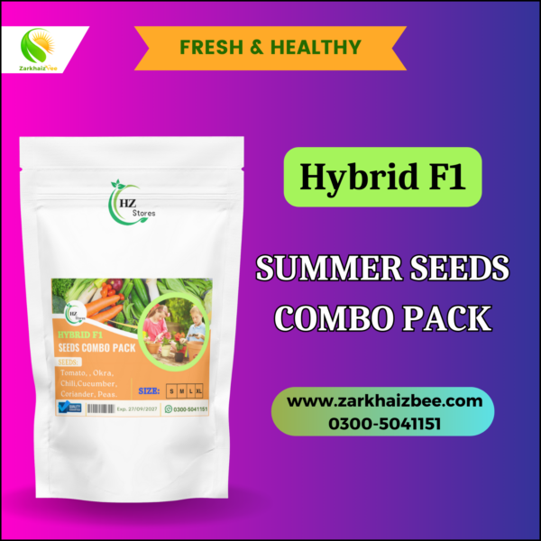 Hybrid Seeds Combo Pack | 8 Types Vegetables Seeds F1 - Image 2