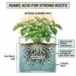 Humic Acid Fertilizer Price in Pakistan, Premium Plant Growth Stimulator for Soil Health and Strong Roots | ZarkhaizBee