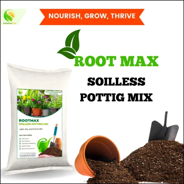 Potting Mix Price in Pakistan | Root Max Soilless Potting Mixing | Premium Seed Starter Mix by ZarkhaizBee