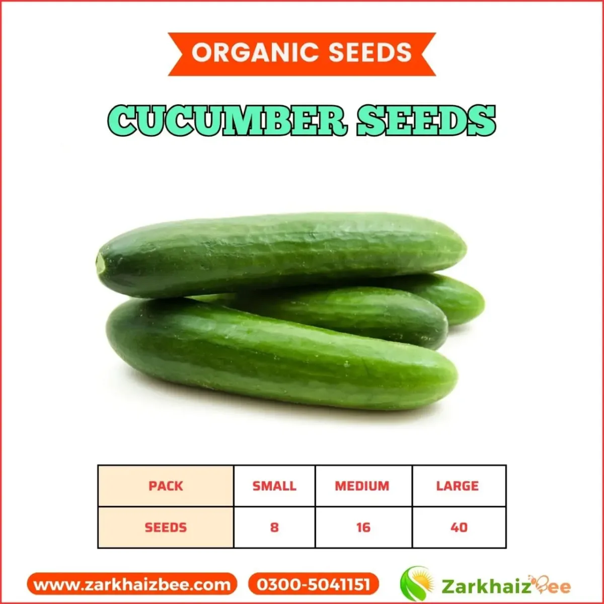 Cucumber Seeds | Desi Seeds - Image 1