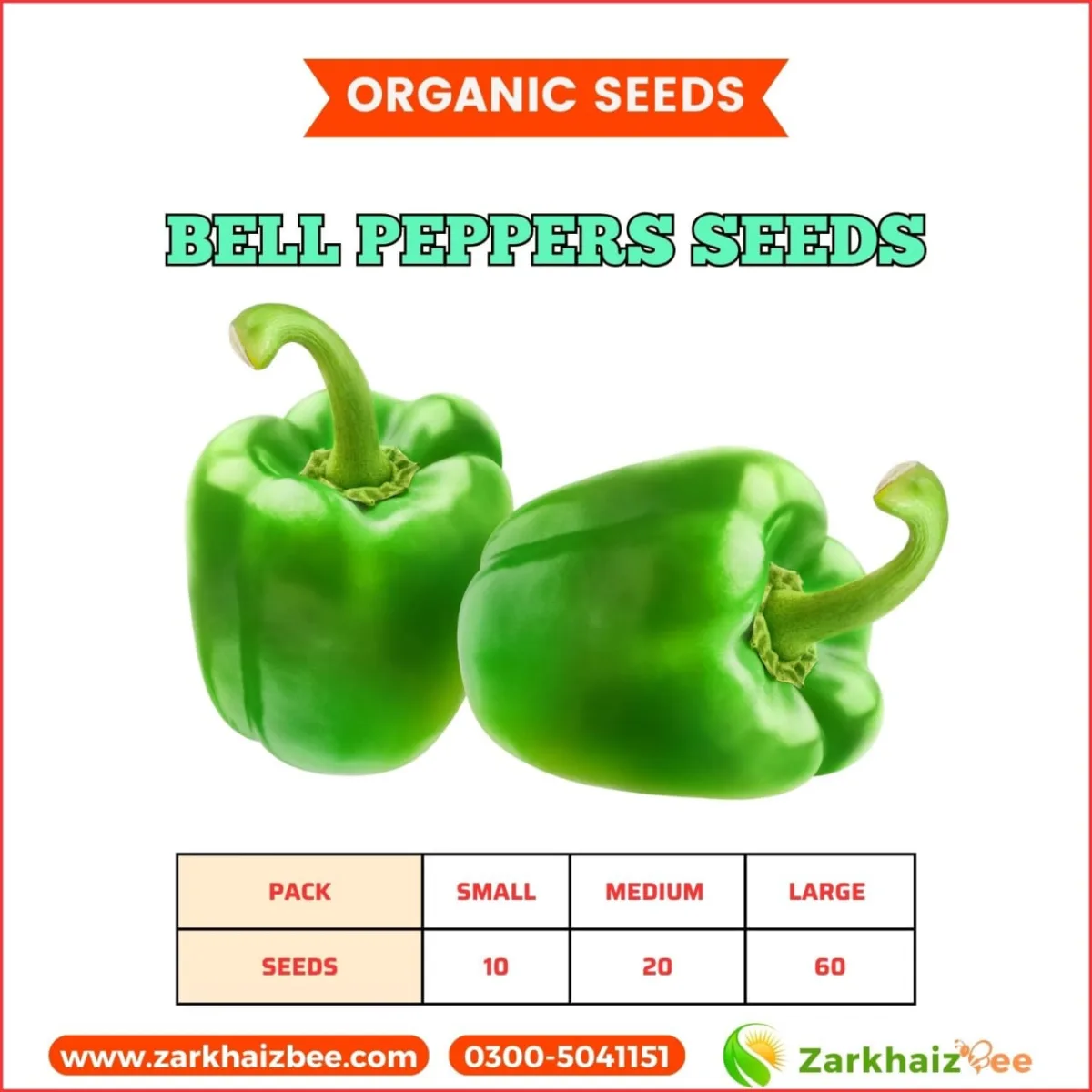 Bell Pepper Seeds | Capsicum Seeds - Image 1