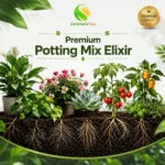 ZarkhaizBee Potting Mix Elixir organic fertilizer 1kg pack for potting soil Pakistan