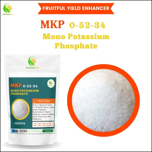 MKP Fertilizer Price in Pakistan, Mono Potassium Phosphate 0 52 34 | ZarkhaizBee