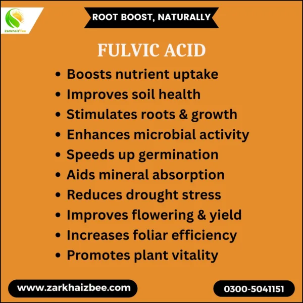 Pakistani farmer using Zarkhaizbee fulvic acid 1kg (Rs 1,299) for better crop yield – COD delivery nationwide