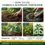 Foliar spray application of ZarkhaizBee Ferrous Sulphate on plant leaves