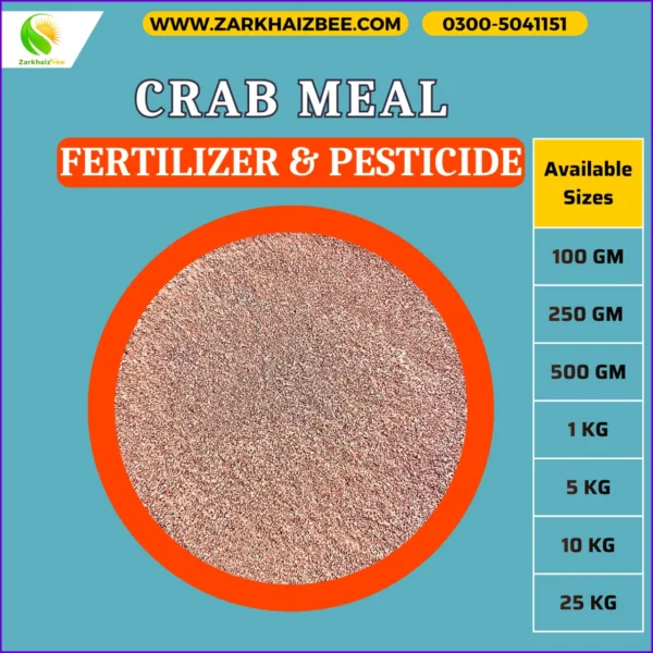 Crab Meal Organic Fertilizer & Natural Pesticide – Soil Booster & Plant Protector