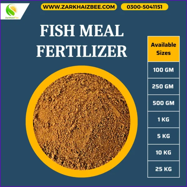 Premium Fish Meal Organic Fertilizer | High Nitrogen & Protein | Soil Booster for All Plants | Natural Growth Enhancer