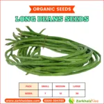 High yield organic long beans harvest from ZarkhaizBee seeds